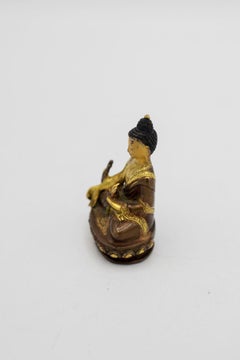 Tibetan Buddha Sakyamuni Statuette 19th Century