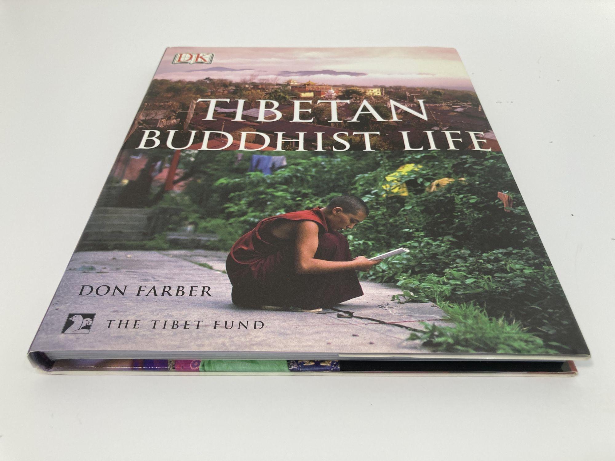 Asian Tibetan Buddhist Life by Don Farber Hardcover Book For Sale
