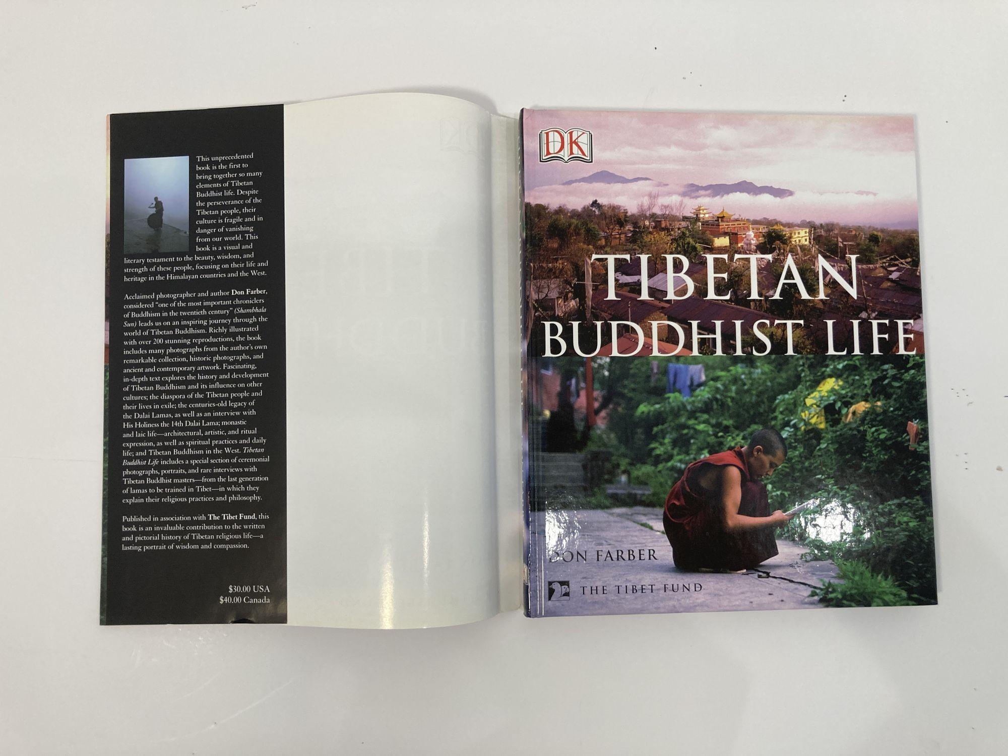 20th Century Tibetan Buddhist Life by Don Farber Hardcover Book For Sale