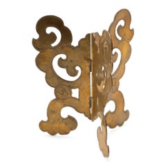 Tibetan Cloud-Form Brass Folding Stand