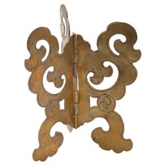 Tibetan Cloud-Form Brass Folding Stand