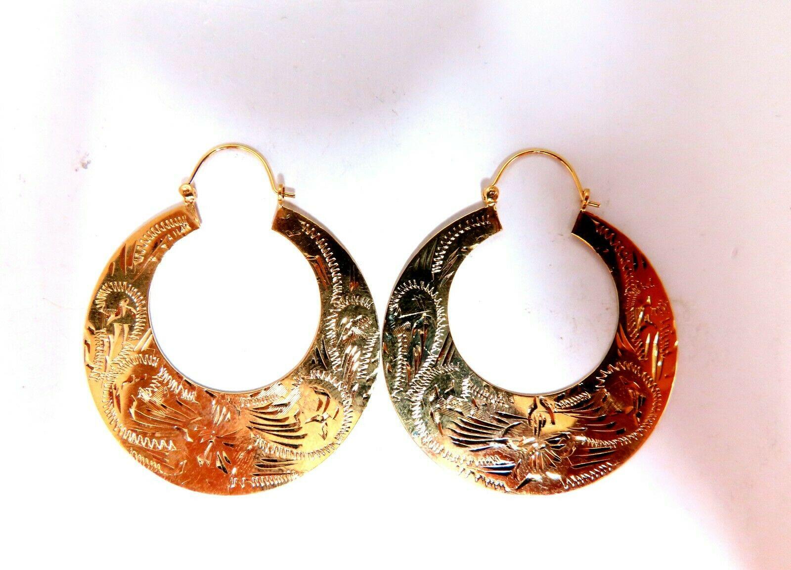 tibetan earrings gold