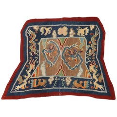 Tibetan Dragon Horse Cover Textile Rug