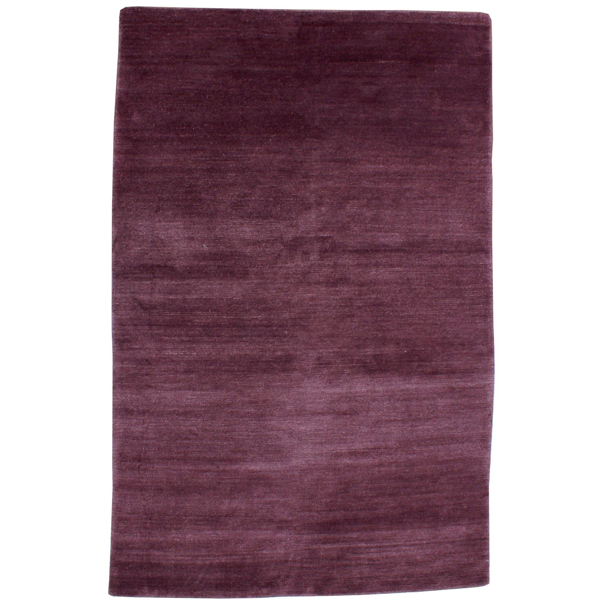 Tibetan Eggplant Rug at 1stDibs