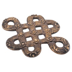 Tibetan Eternal Knot Charm, circa 1900