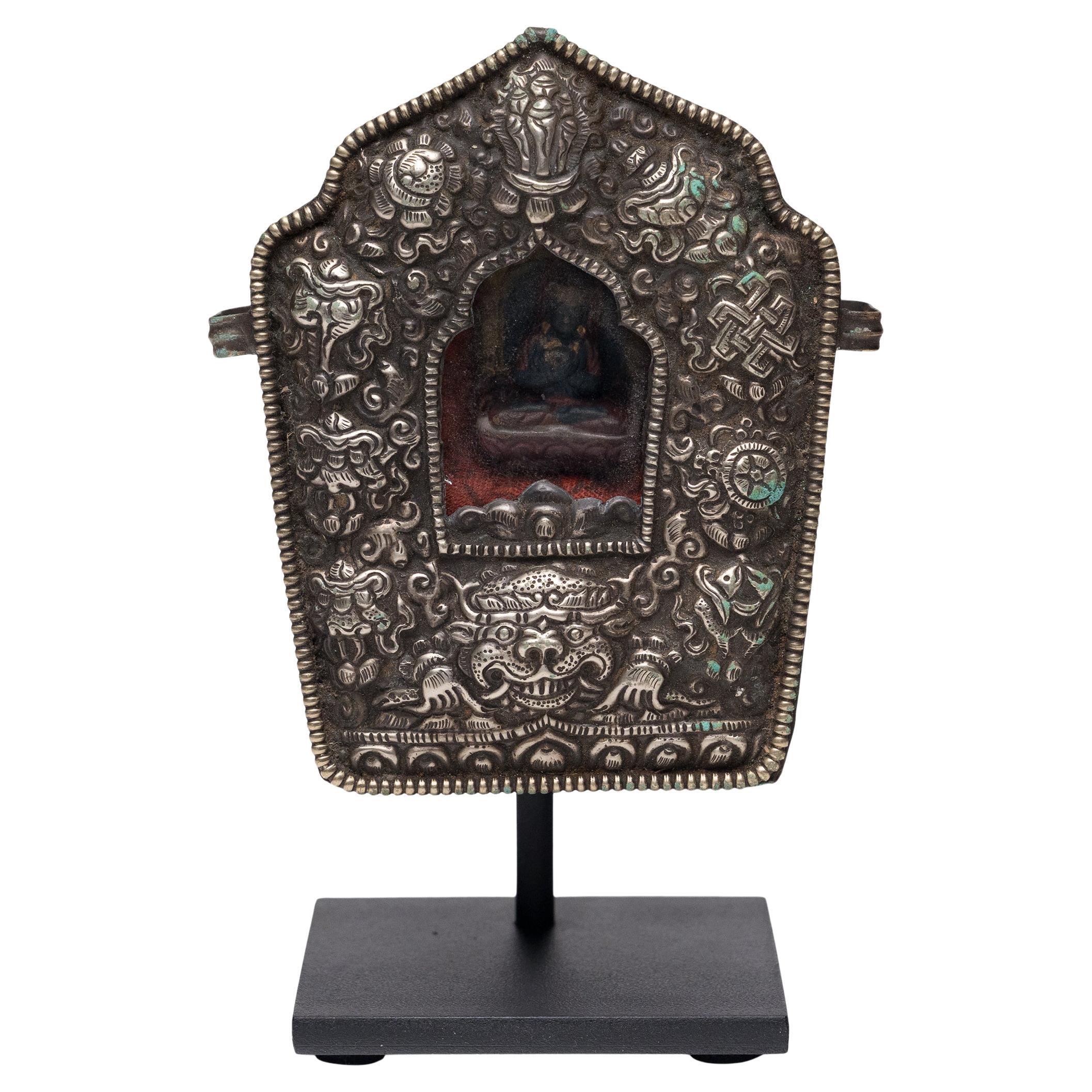 Tibetischer Gau-Wanderschrein, um 1900 im Angebot