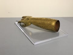 Brazo de Buda tibetano de bronce dorado, principios del siglo XIX