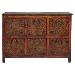 Tibetan Golden Dragon Kyungbur Coffer, c. 1850