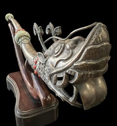 Tibetan hand beaten trumpet (kingling)