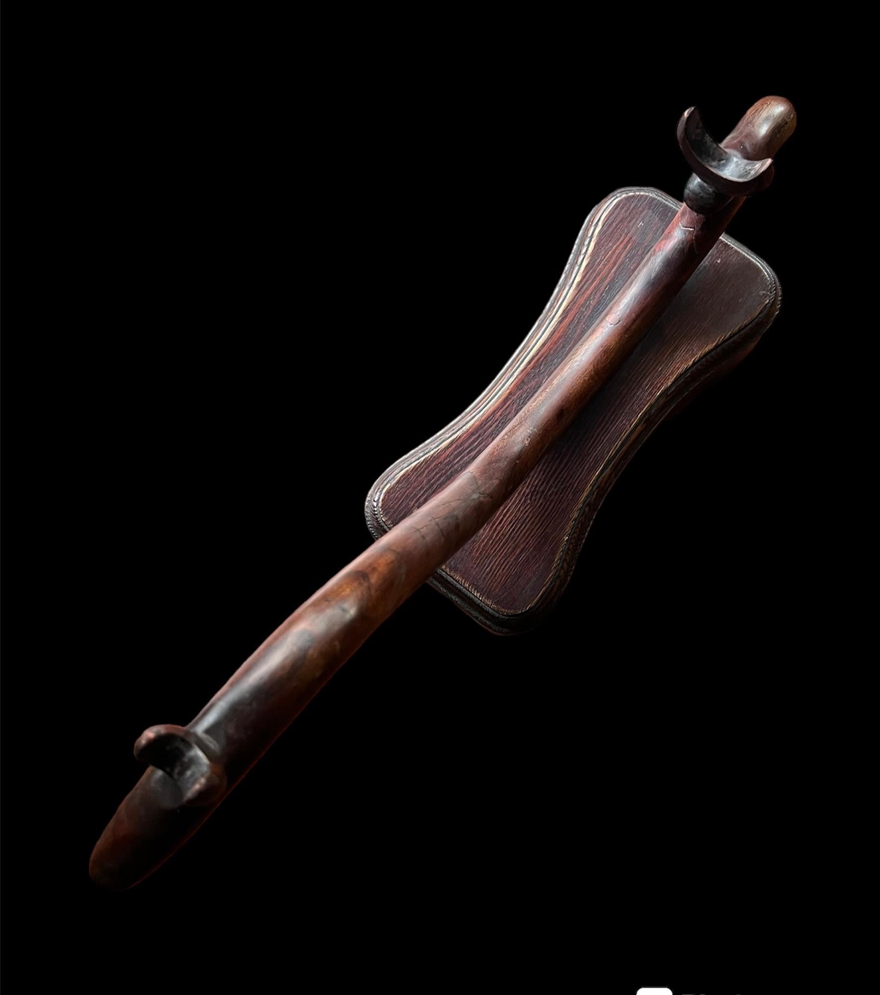 Silver Tibetan hand beaten trumpet (kingling) For Sale