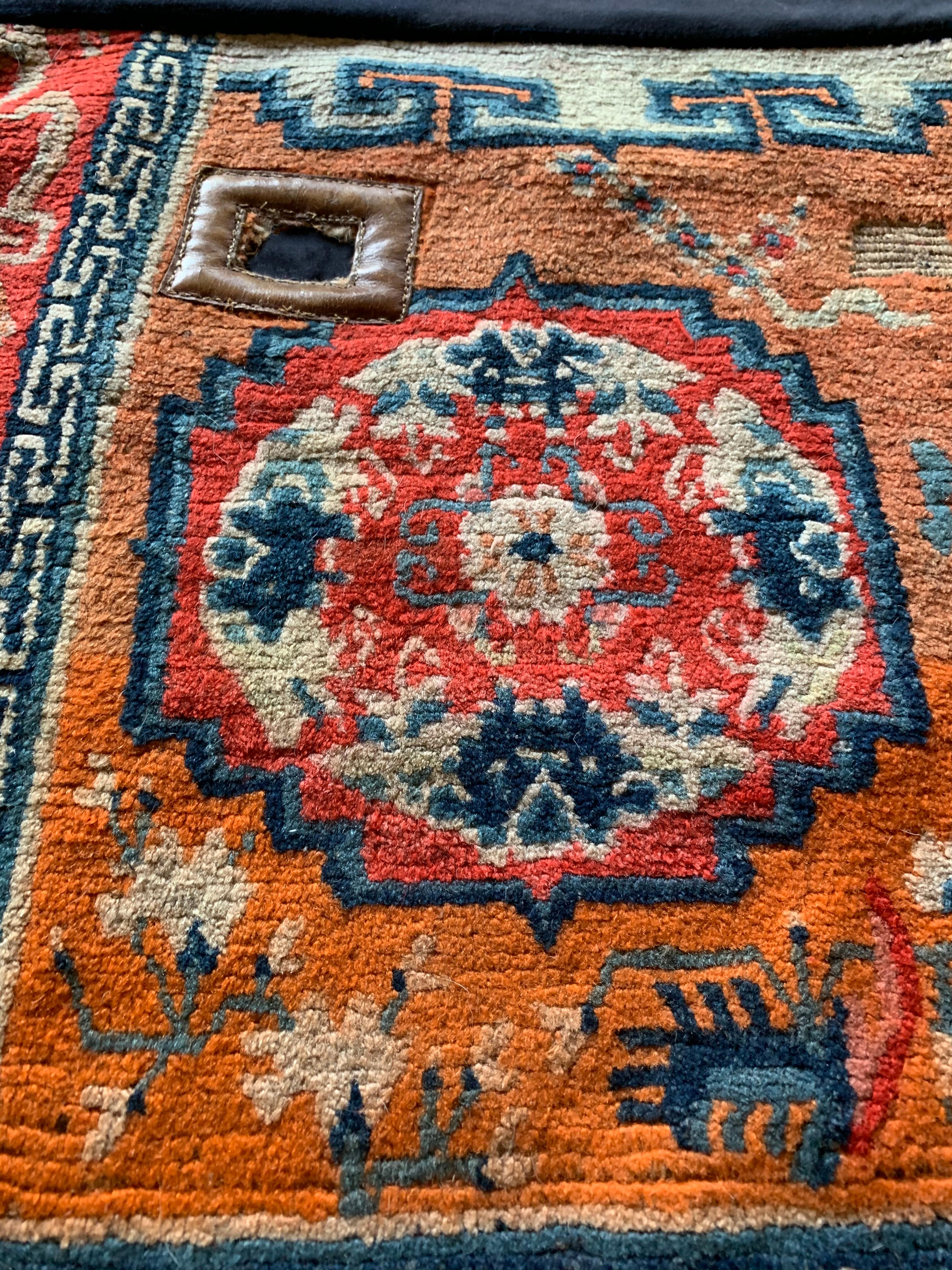 Other Tibetan Horse Saddle Rug Wool, Early 20th Century