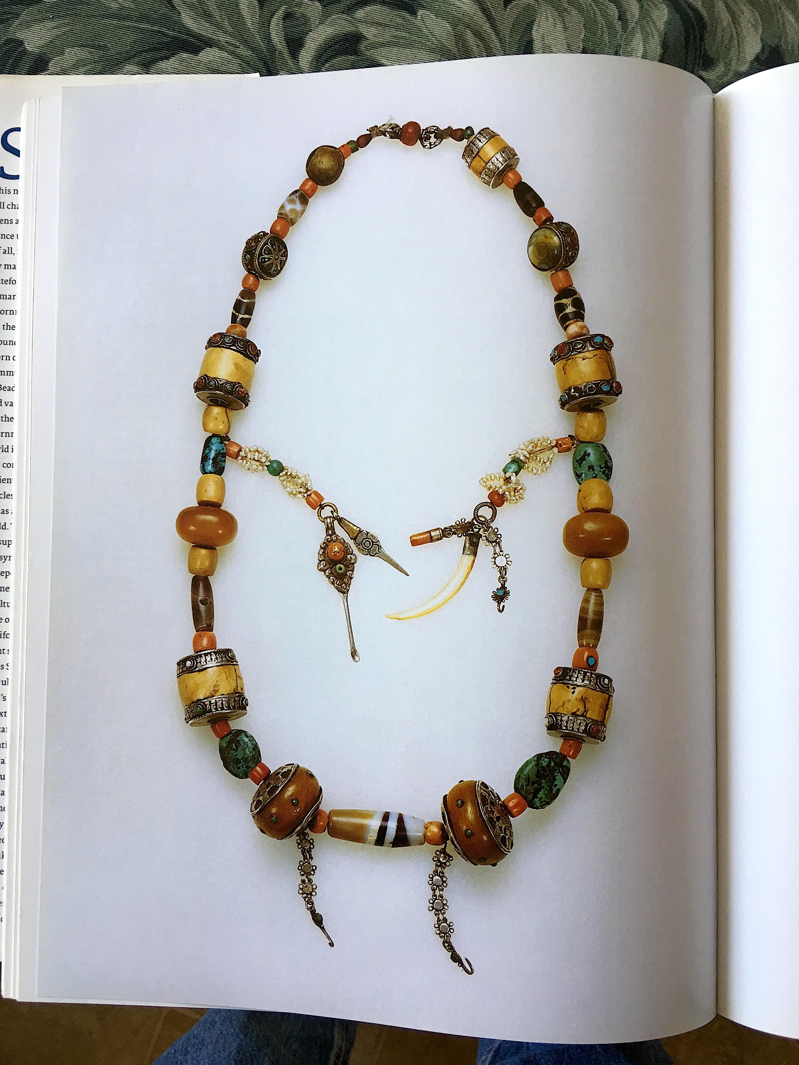 Store closing March 31. Last chance clearance sale.  Provenance: This necklace was formerly in the collection of Ivory Freidus—a well-known art collector from New York (now deceased). In 1989 she was credited by the Oriental Rug Review as having one
