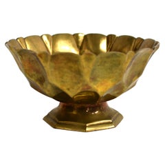 Tibetan Lotus Offering Bowl Solid Brass