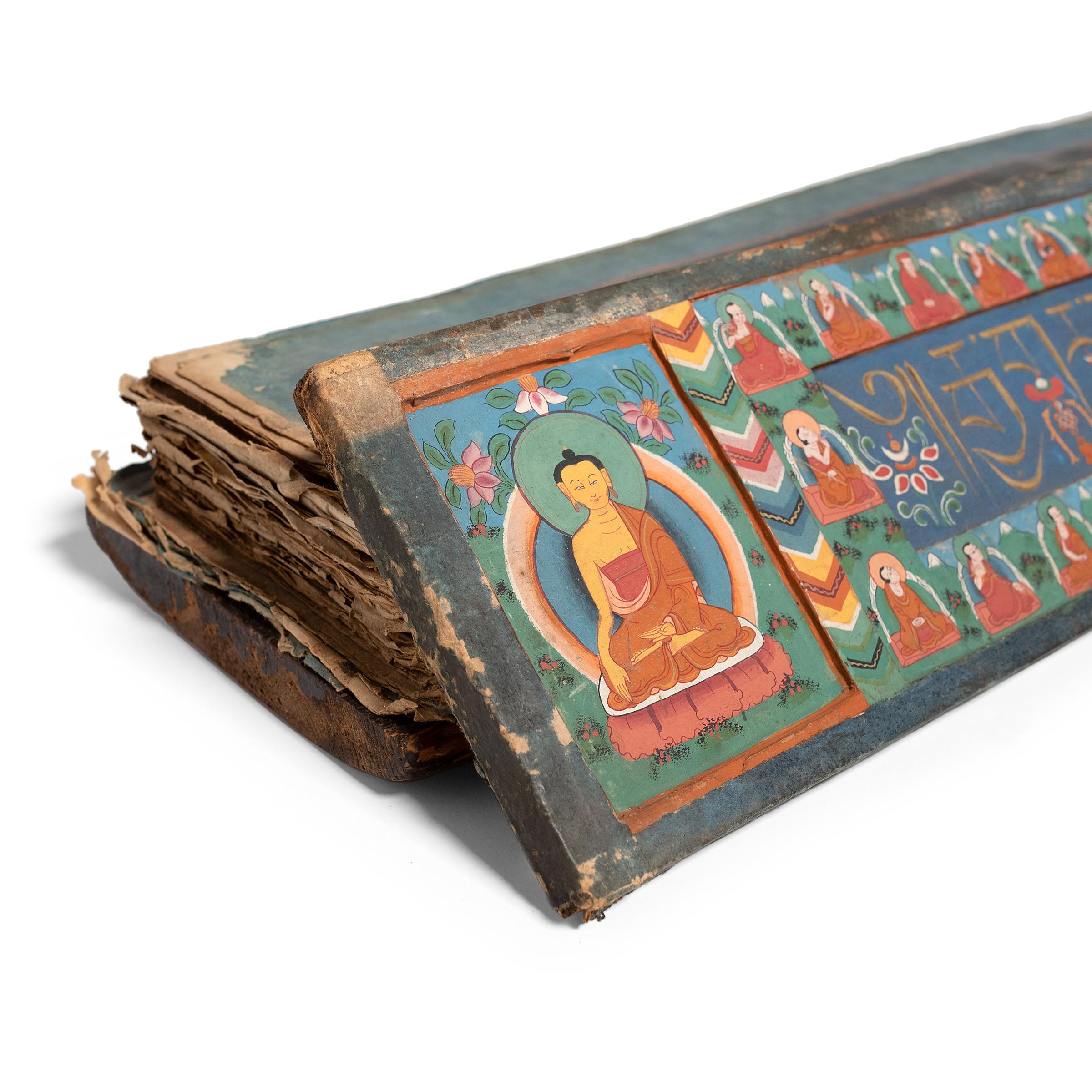 Tibetan Manuscript Prayer Book, c. 1850 2