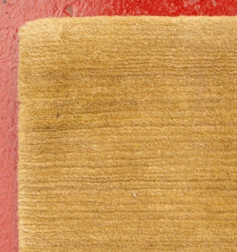 Tibetan Carpet with stripe and botanic pattern.

Dealer: S138XX