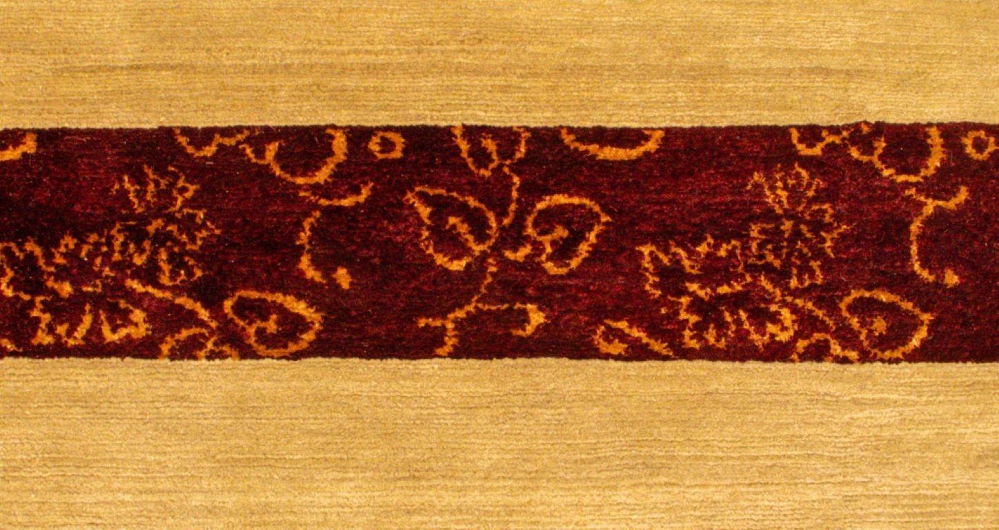 Tibetan Modern Abstract Carpet 14' x 10' For Sale 1