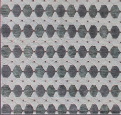 Tappeto tibetano dal design moderno in lana e seta di Keivan Woven Arts