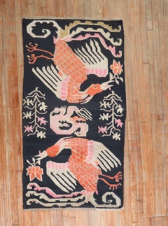 Tibetan Peacock Vintage Rug