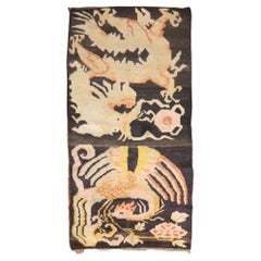 Tibetischer Phönixdrachen-D Drache Vintage Teppich