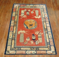 Zabihi Collection Tibetan Pictorial Rug