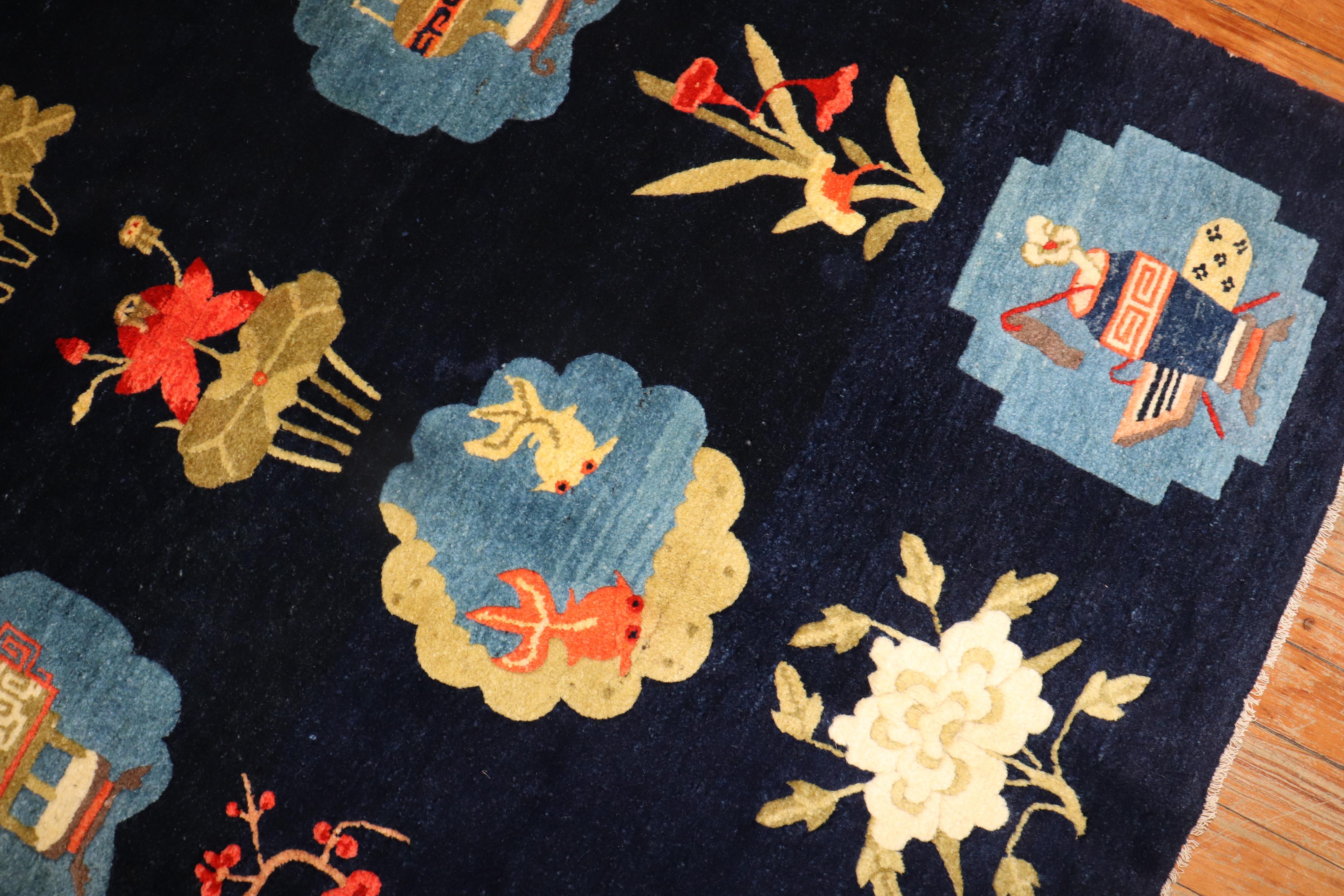 Milieu du XXe siècle Tapis pictural tibétain en vente