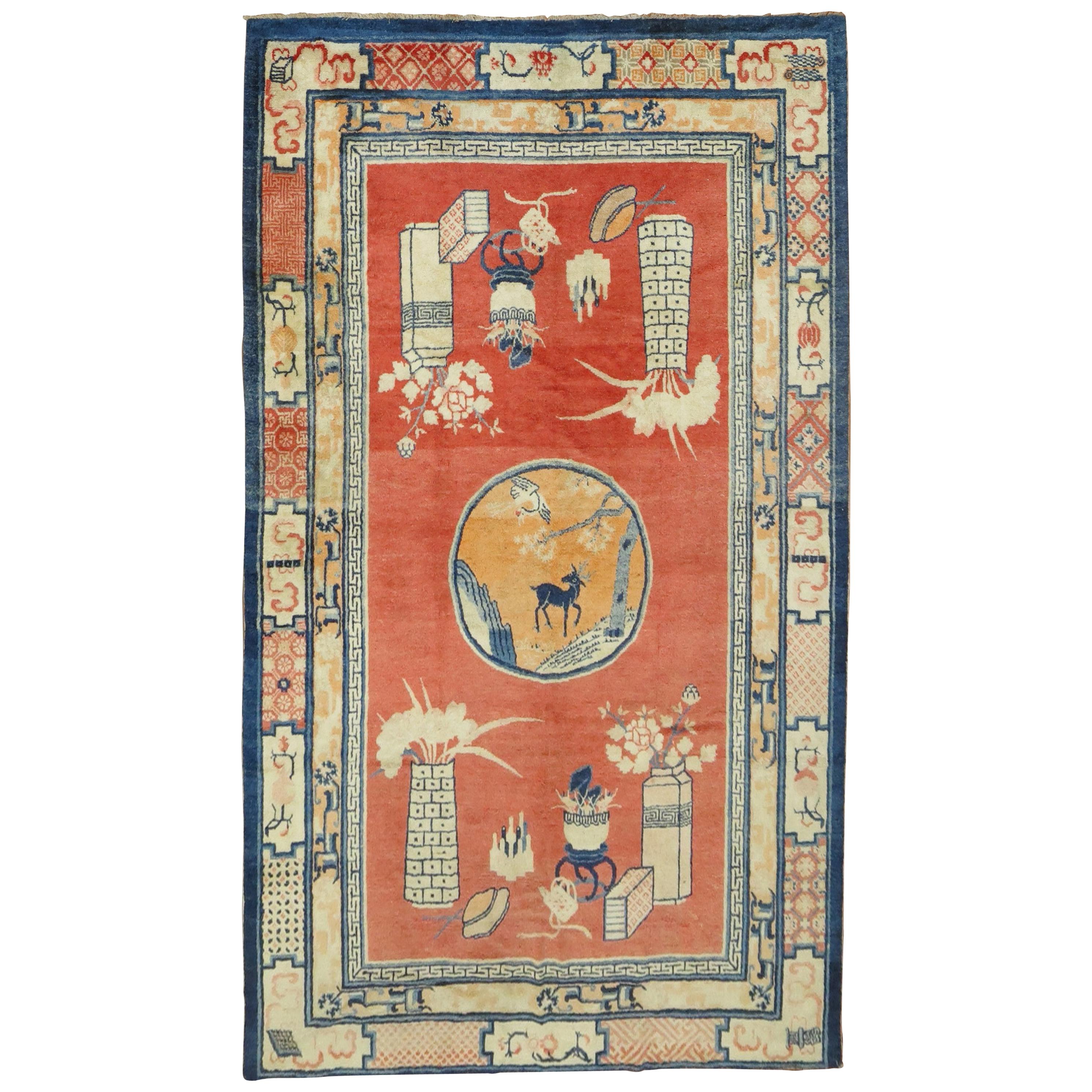 Tibetan Pictorial Rug For Sale