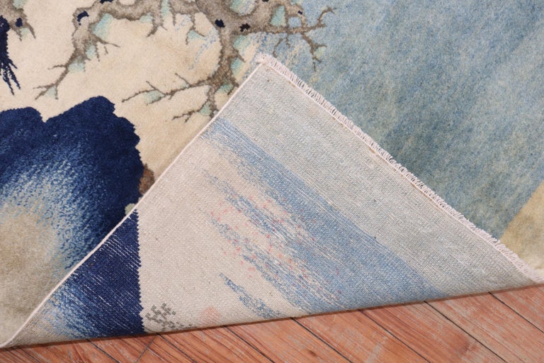 Tibetan Pictorial Throw Rug For Sale at 1stDibs