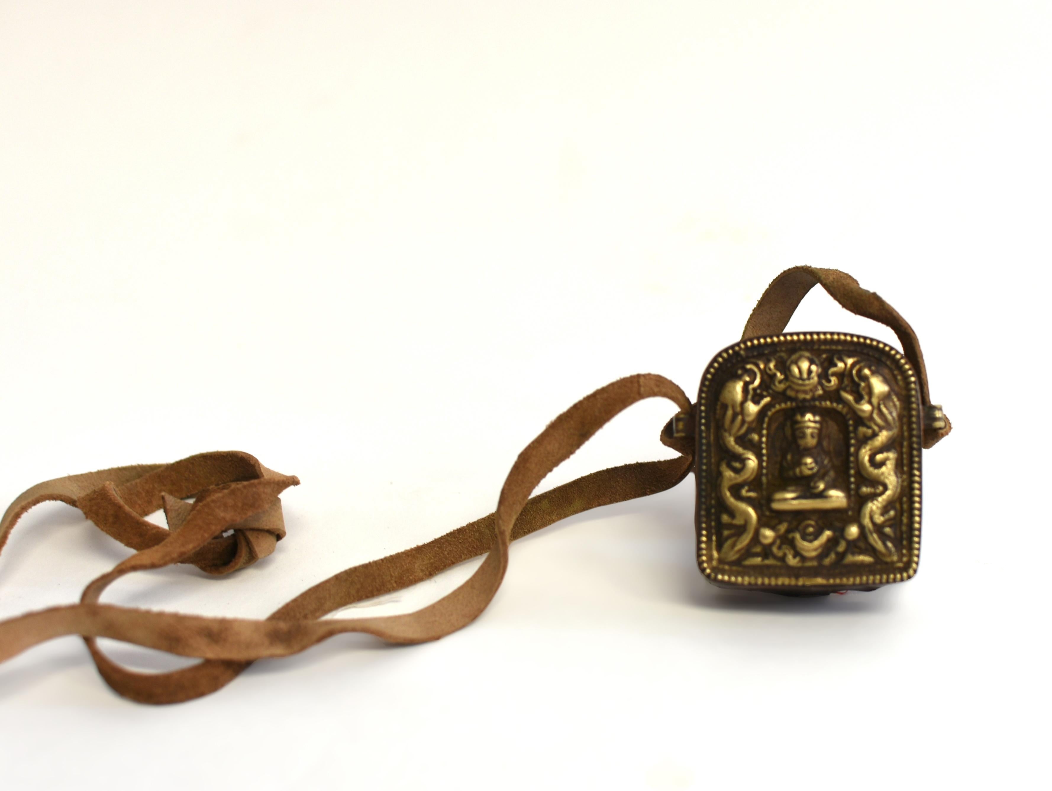 Tibetan Protection Set Amulet Flag and Phurba For Sale 3