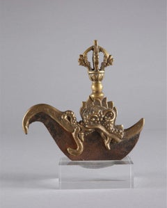 Tibetan, Ritual Chopper "Karttrka", 20th Century