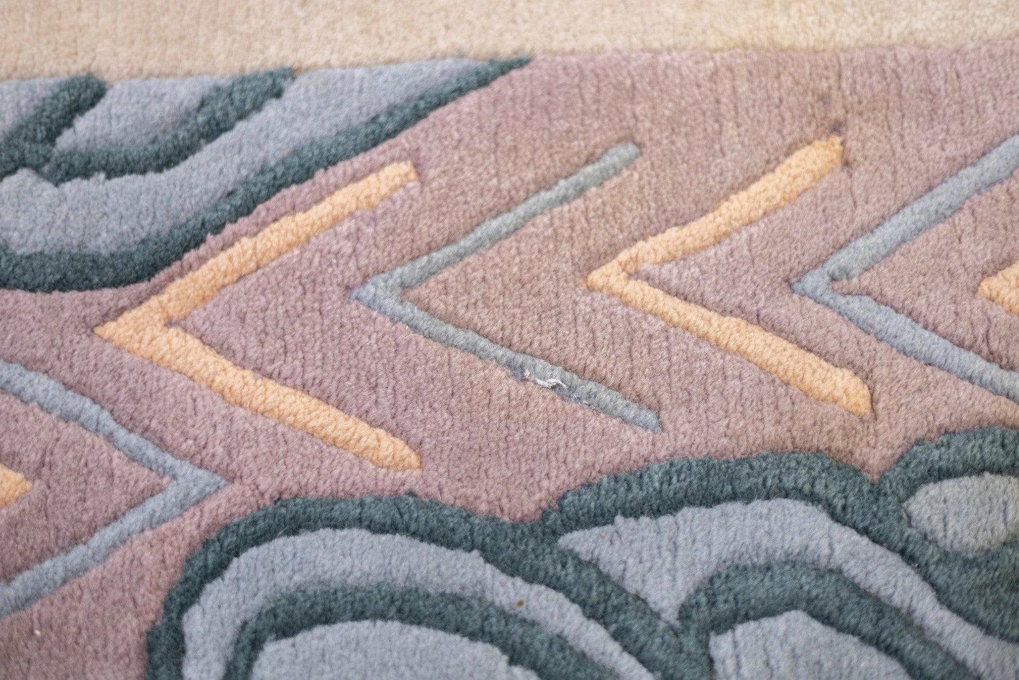 Wool Tibetan Rug 5'9'' x 7'9'' For Sale