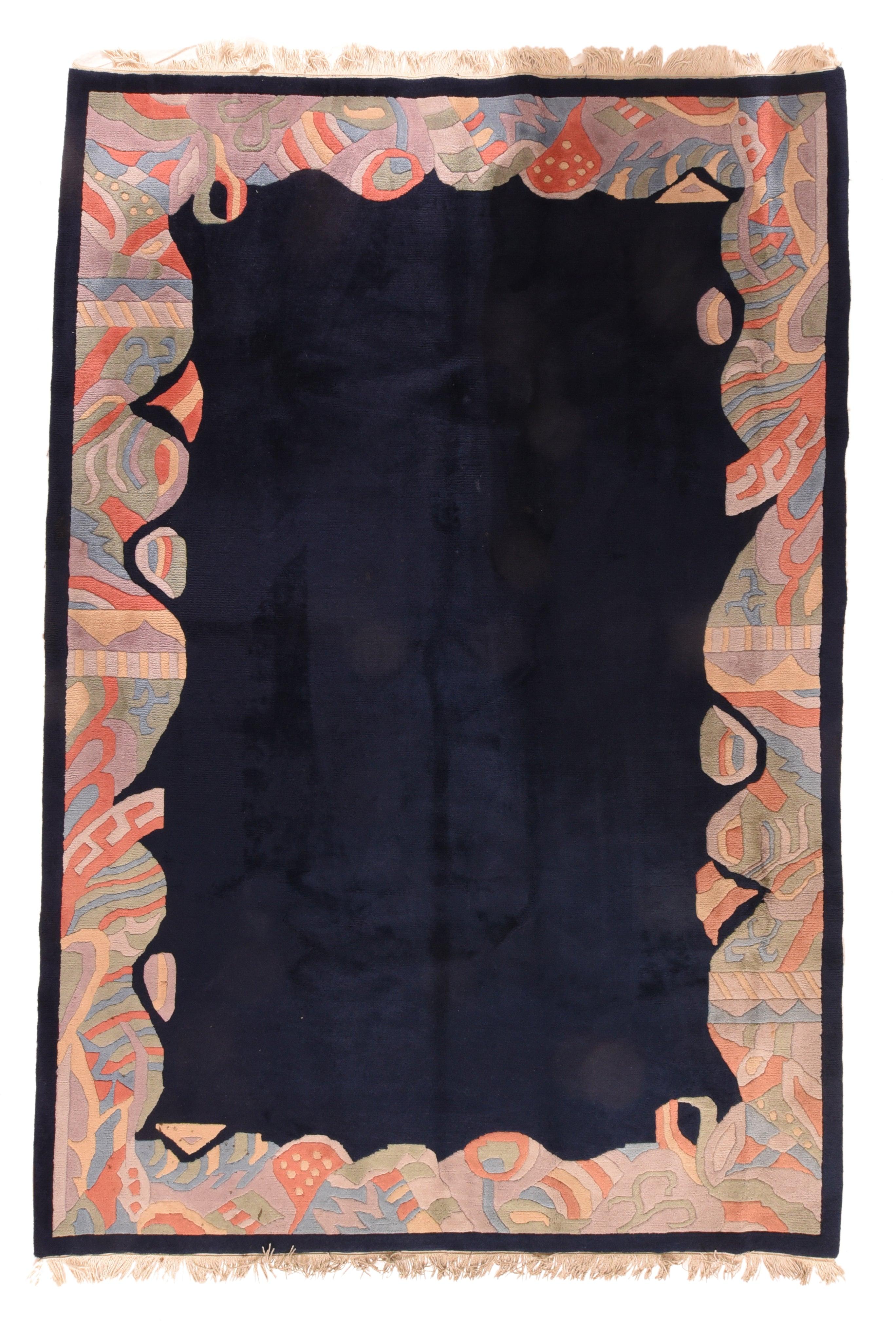 Tibetan Rug 6'5'' x 9'5'' In Excellent Condition For Sale In New York, NY