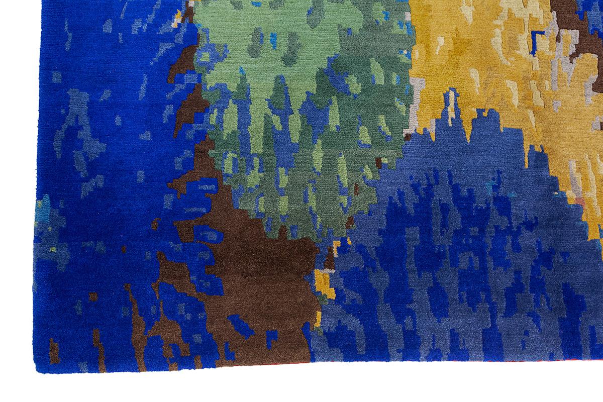 Tibetano Tappeto tibetano Design/One astratto in vendita