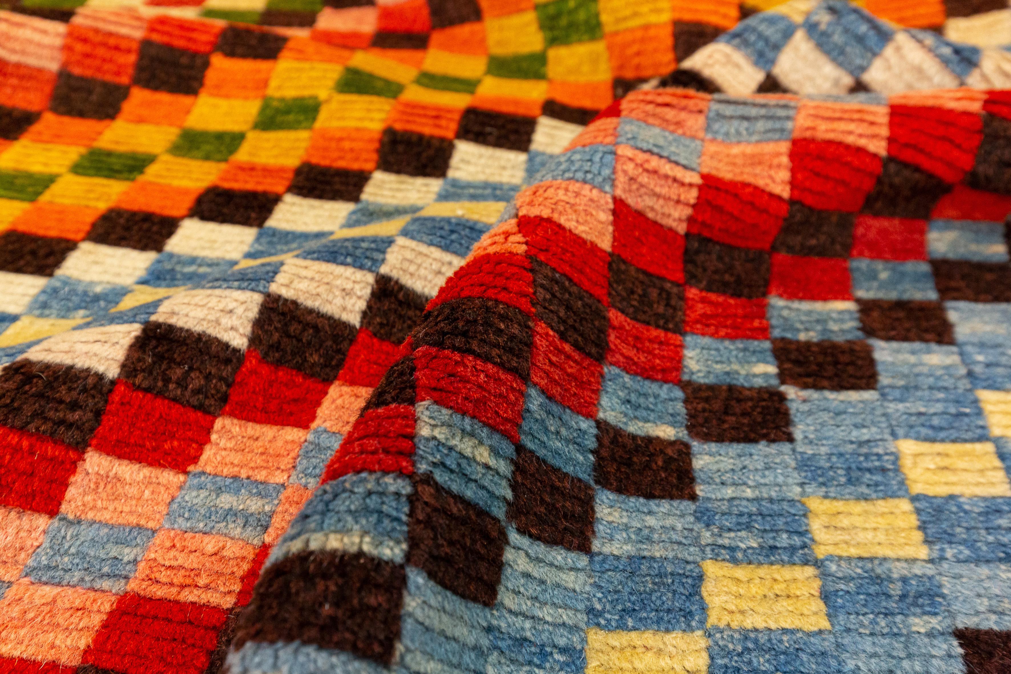 Tibetan Rug Colorful Design For Sale 1