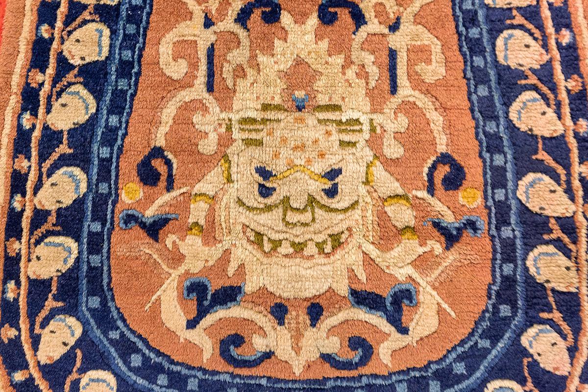 Tibetischer Teppich im Drachen-Design (19. Jahrhundert) im Angebot