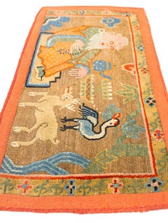 Tappeto tibetano “L’immortale illuminato” – Cerimonia del tè