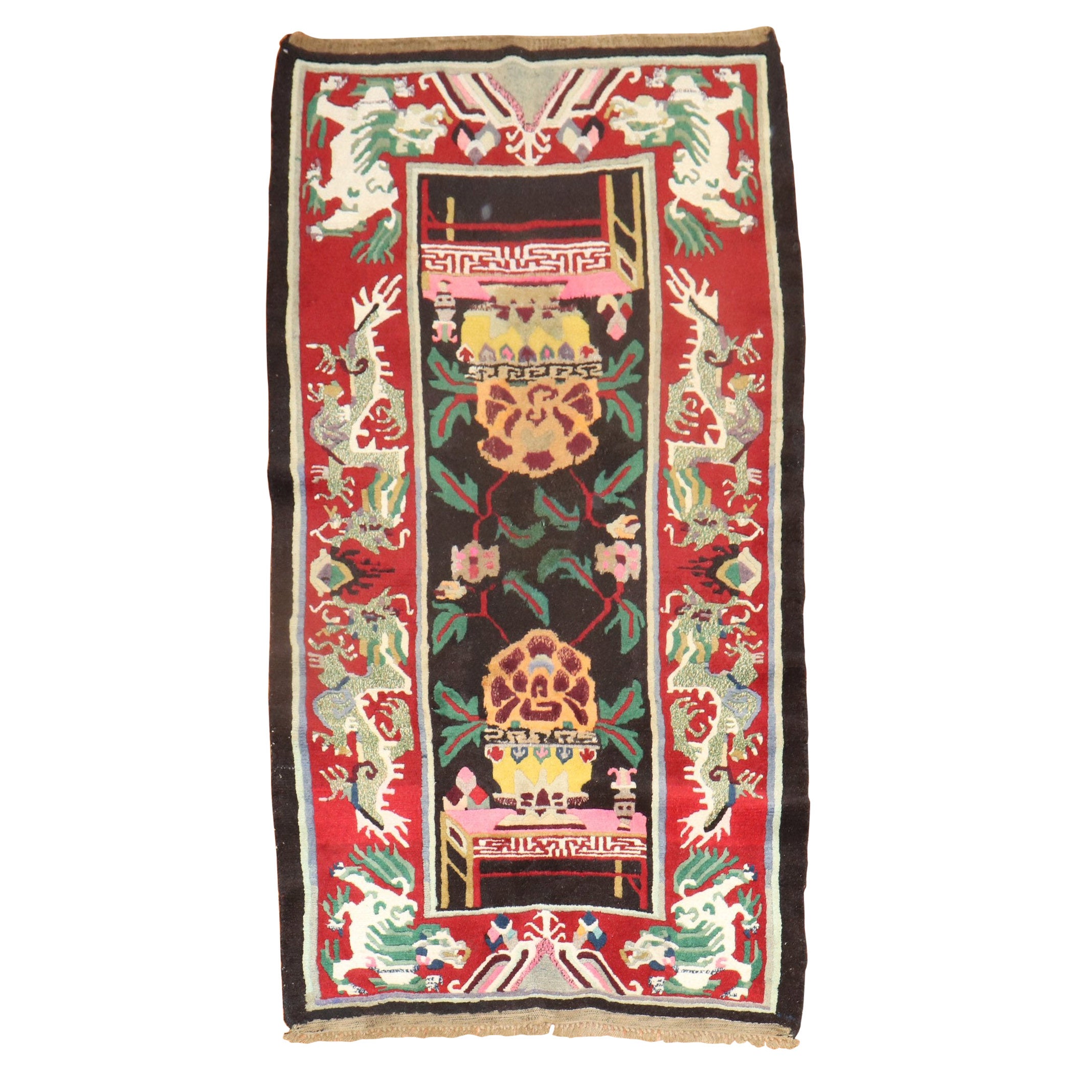 Tapis tibétain en vente