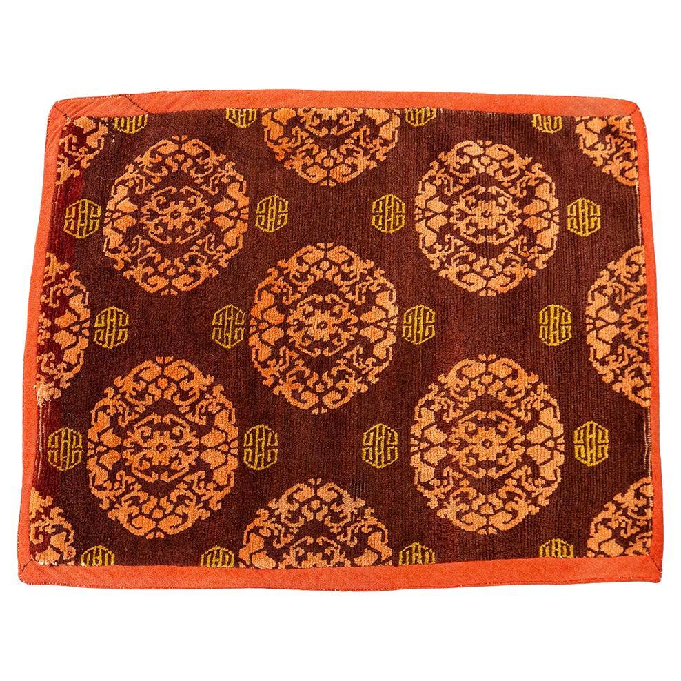 Tappeto Tibetano Campo Rosso in vendita