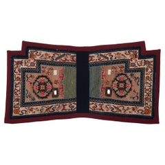 Tibetan Saddle Carpet with Scholars' Objects, c. 1900