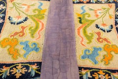 Tibetan Saddle Rug with Floral and Cloud Motifs