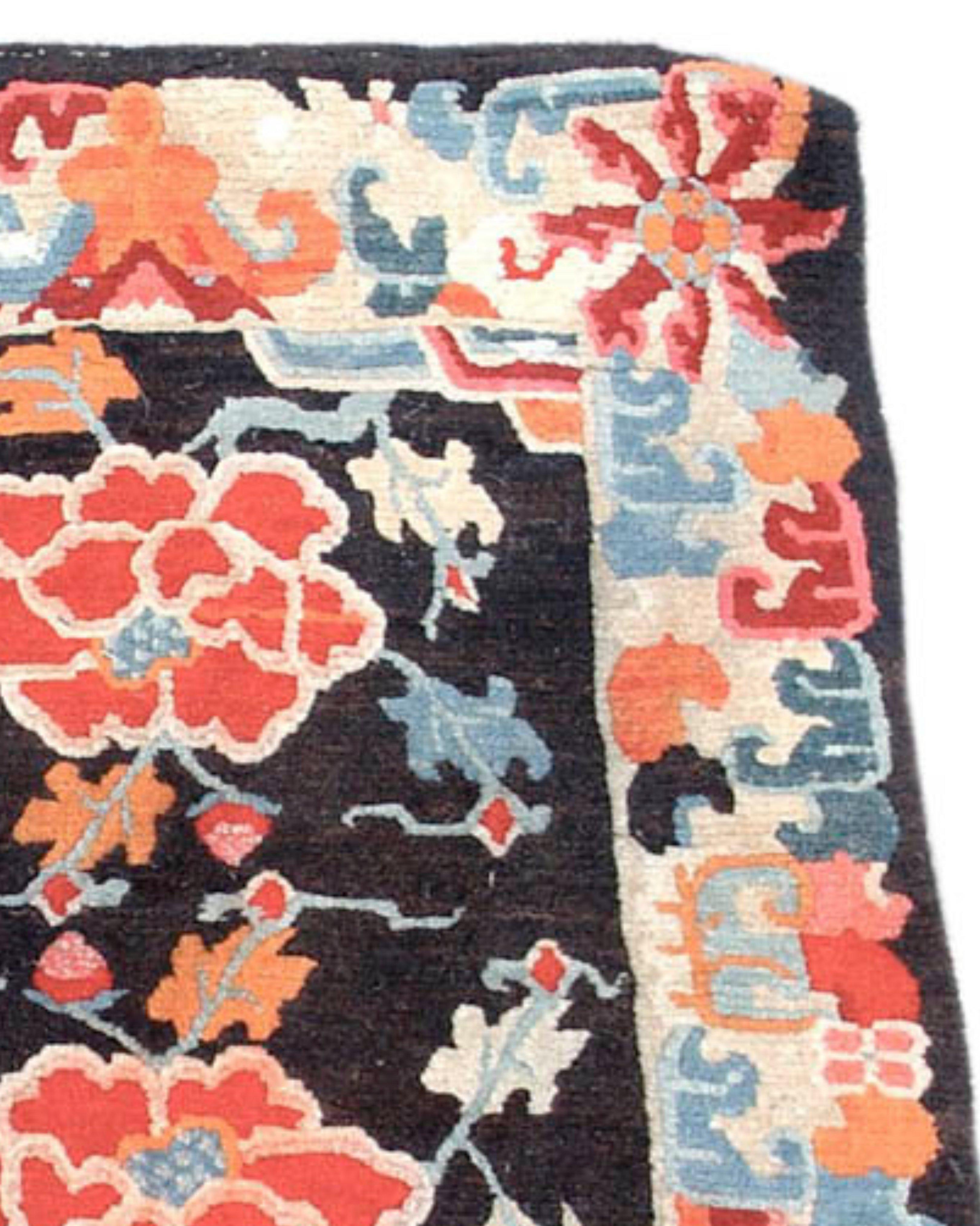 Tibetan Saddle Seat Rug, Early 20th Century

Additional Information:
Dimensions: 2'0