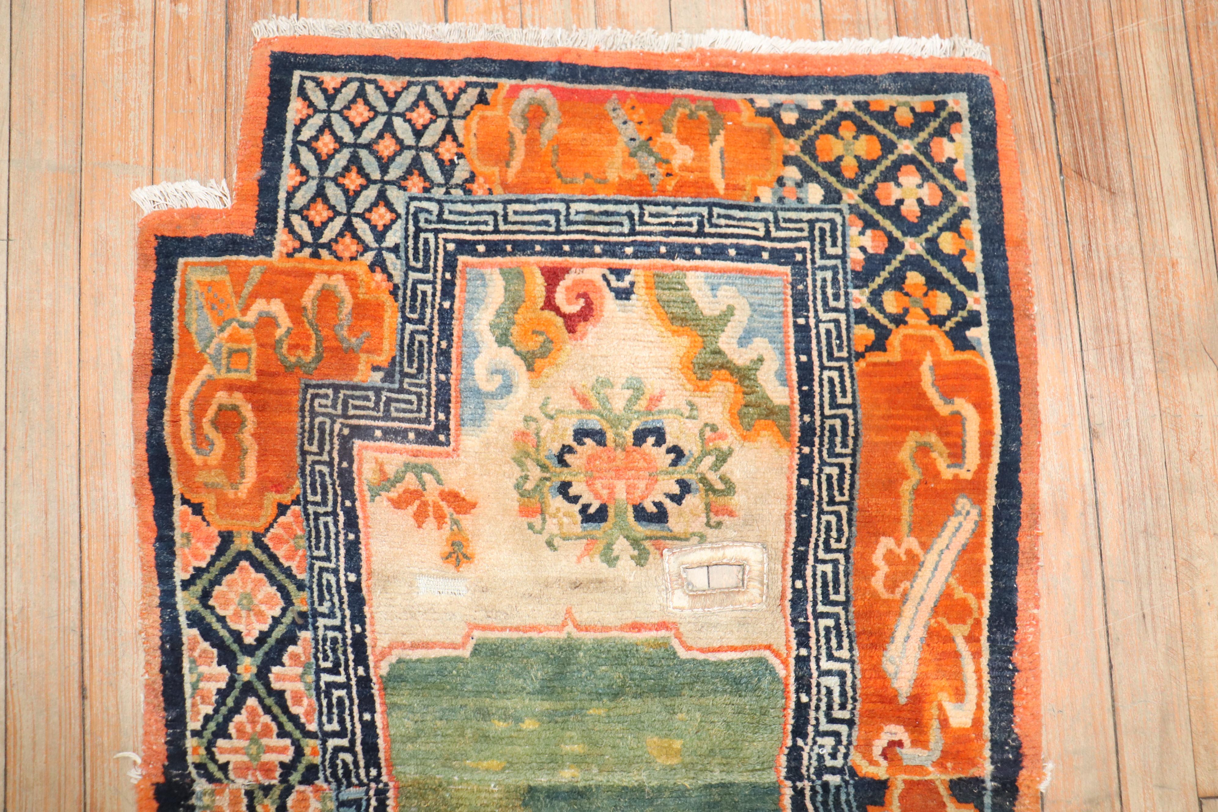 Tibetan Saddlebag Textile Rug For Sale 8