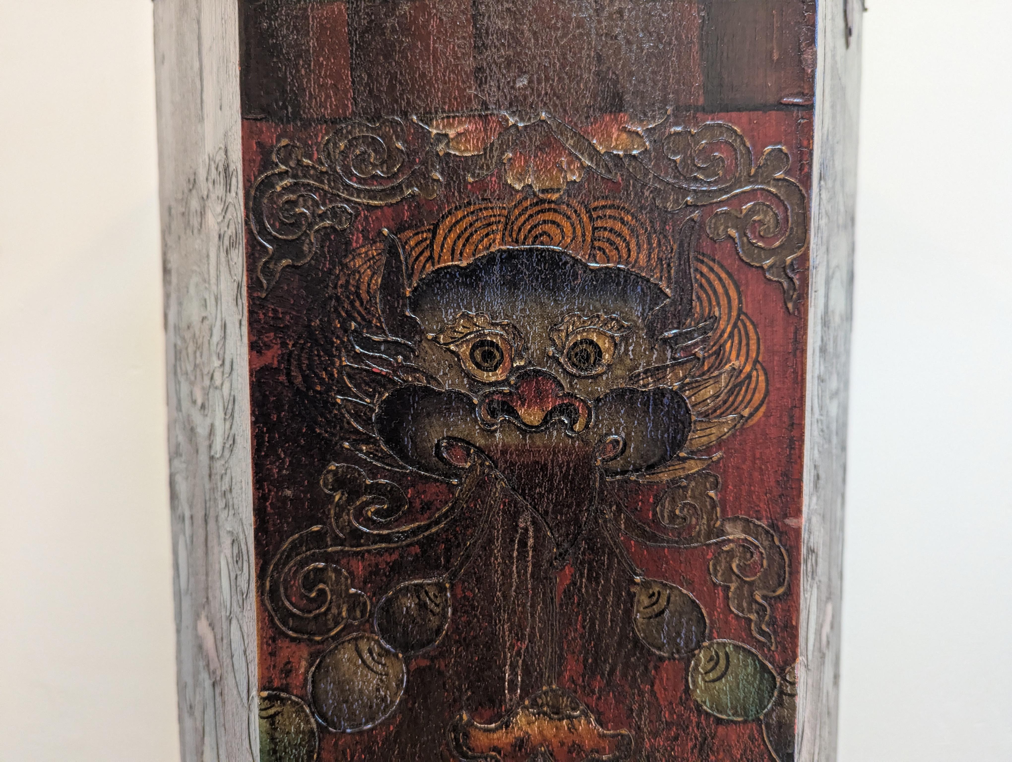 Tibetan Scroll Box For Sale 4