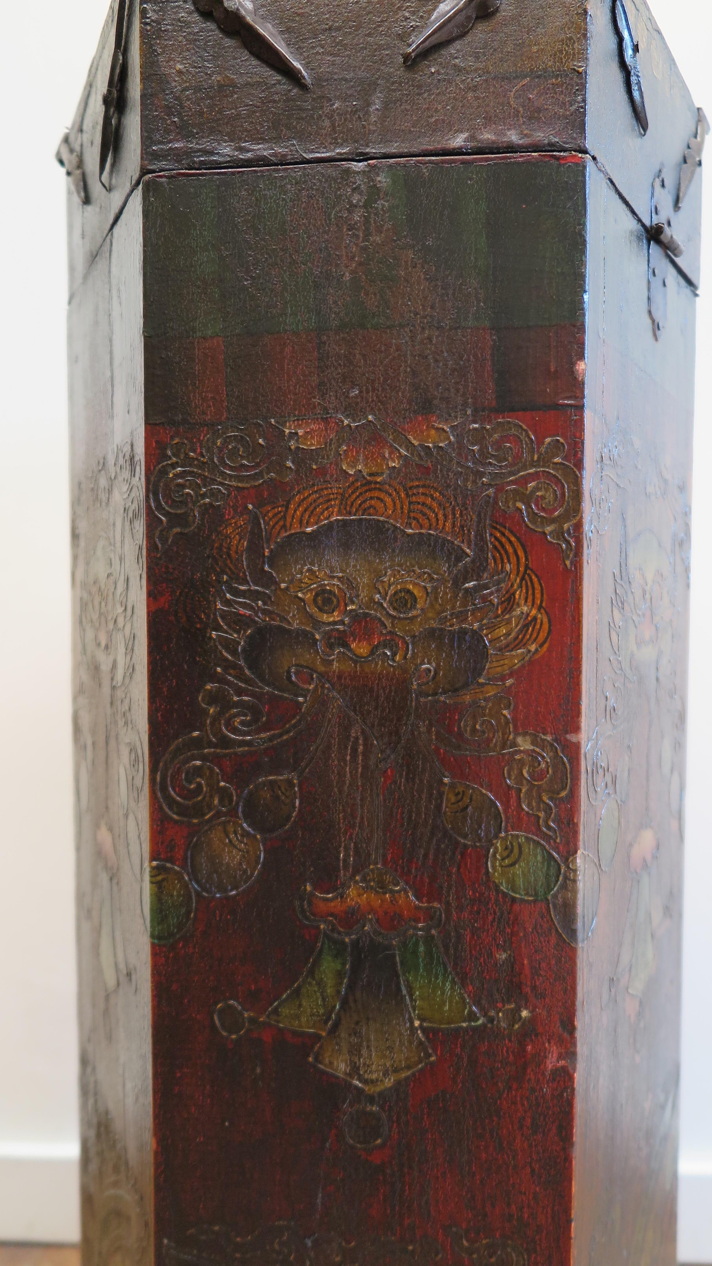 Tibetan Scroll Box 4