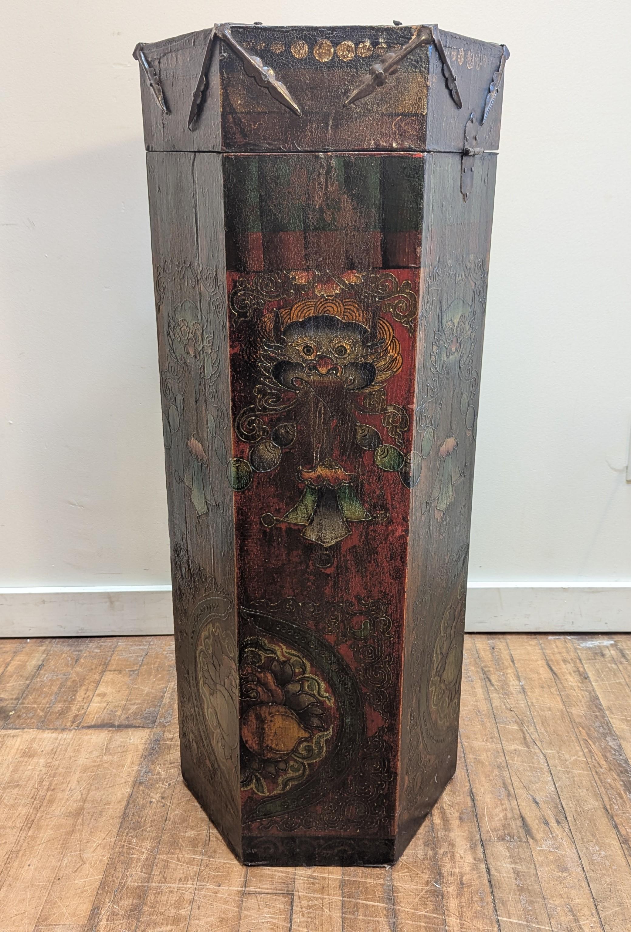 Tibetan Scroll Box For Sale 6