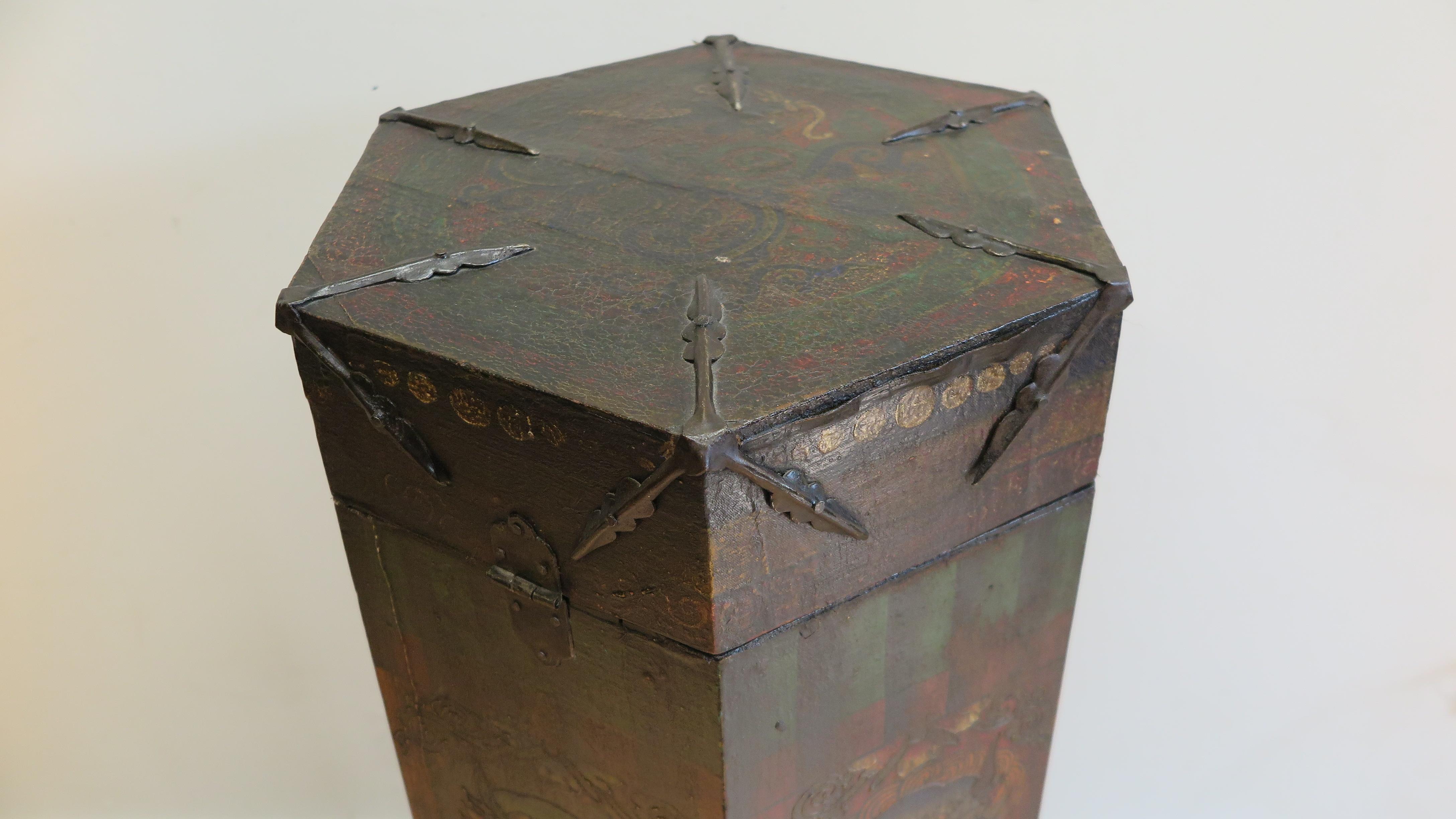Pine Tibetan Scroll Box