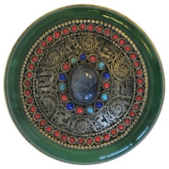 Tibetan Sterling Silver Ceremonial Jewelry Box