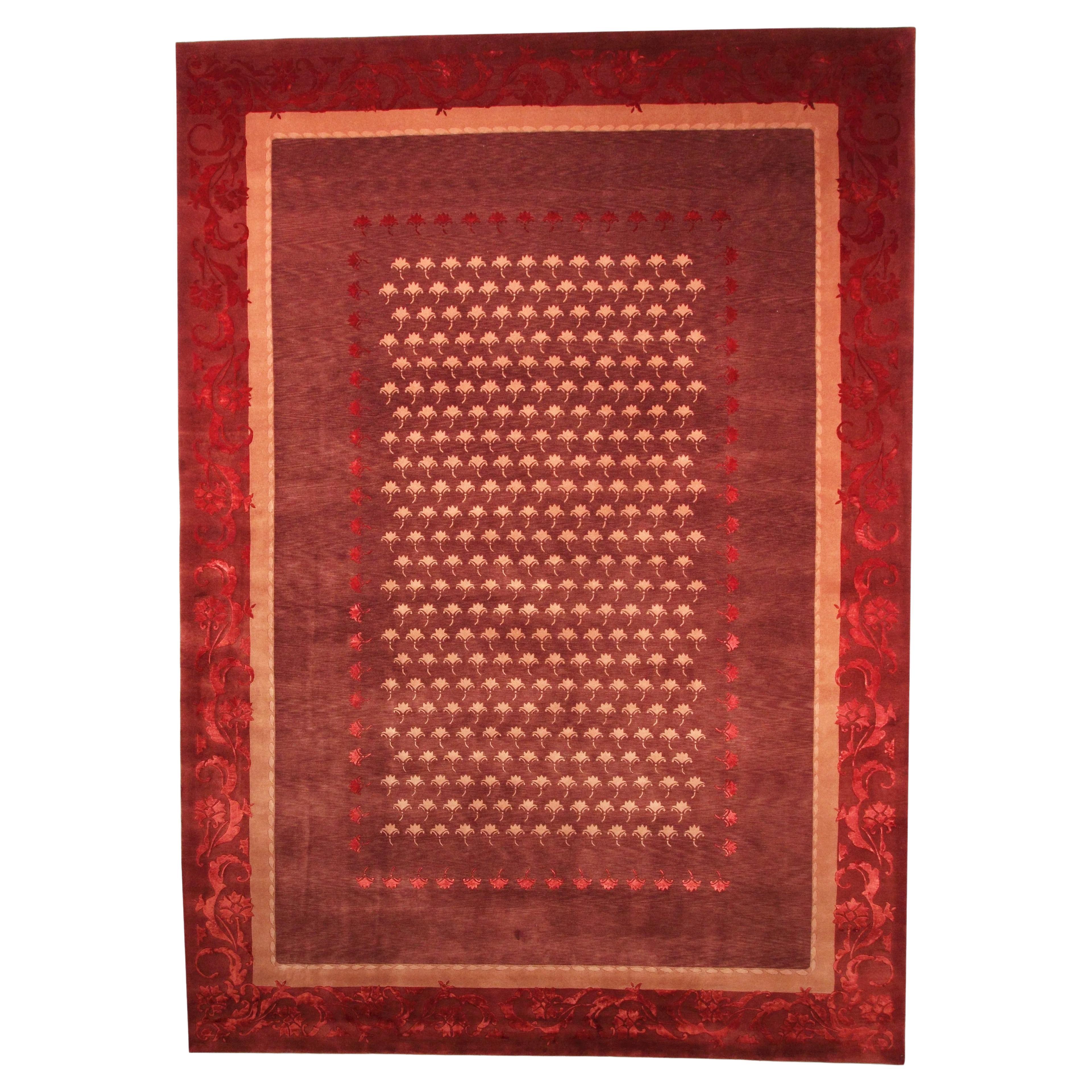 Tibetischer Teppich – „Super Fine Collection“ 10' x 14' im Angebot