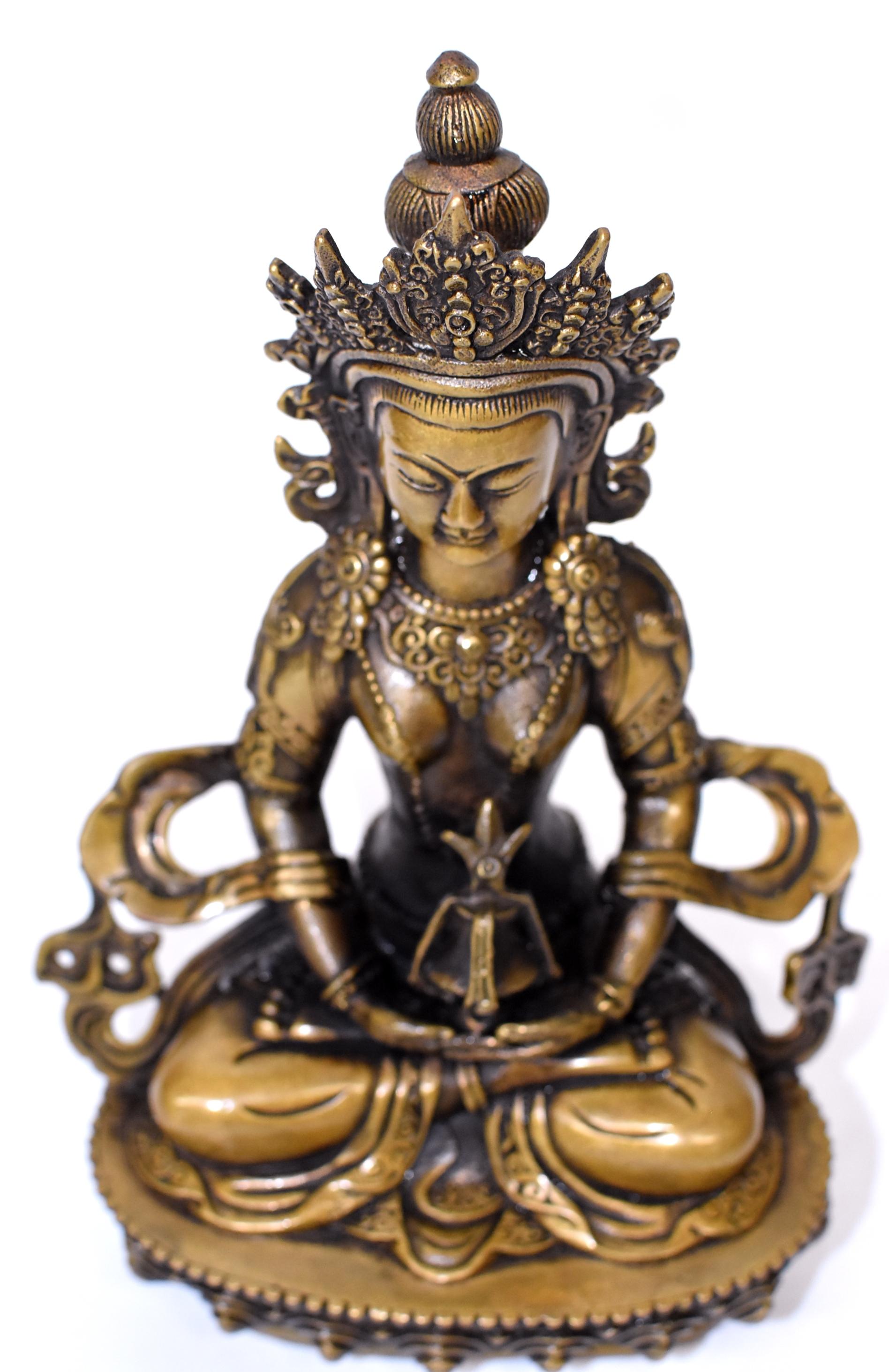 Bouddha tibétain Amitayus tibétain en vente 9