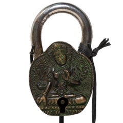 Tibetan Tara Padlock with Dorje Keys