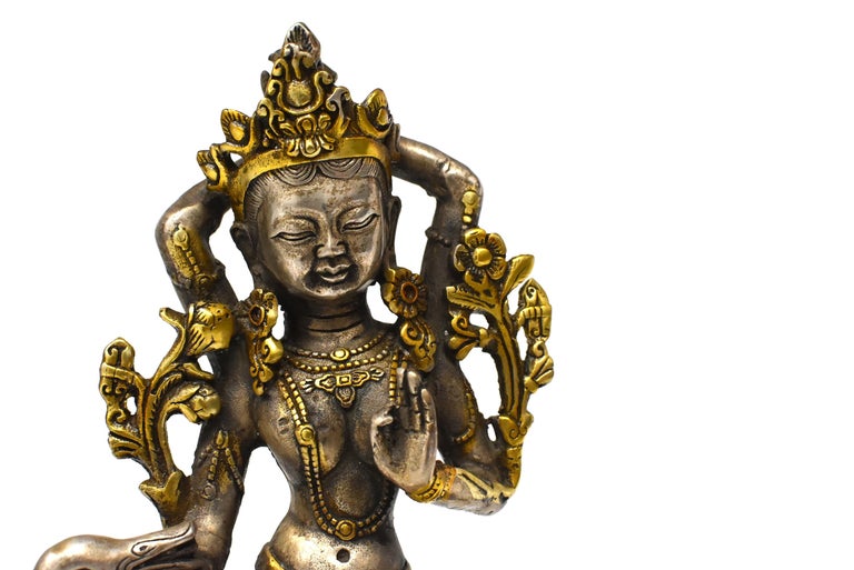 Tibetan Tara with Recumbent Goose For Sale at 1stDibs